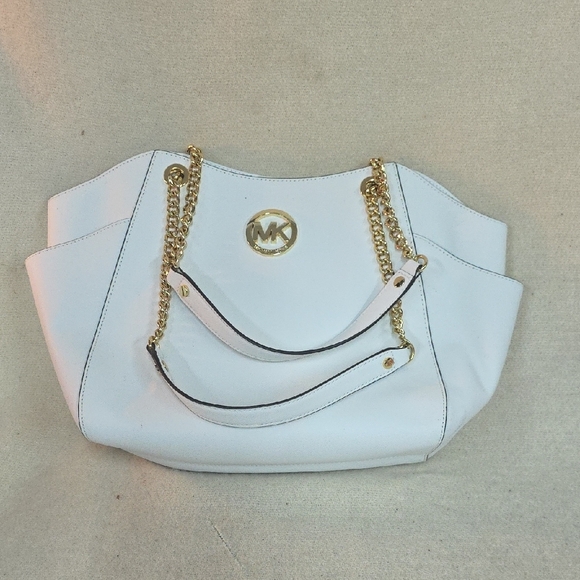 Michael Kors White Shoulder Bag - Picture 1 of 4